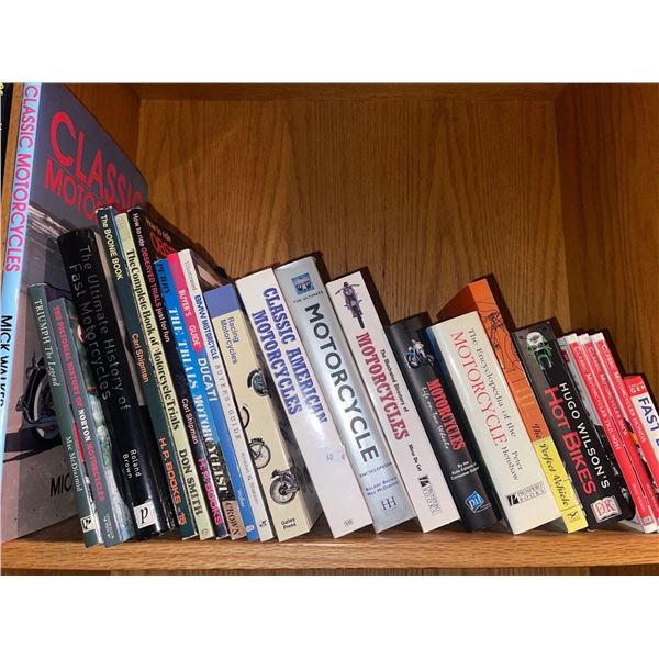 Book Collection Theme Motorcycles
