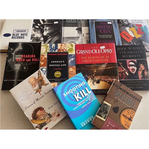 Assorted Interests Book Collection-Dizzy, Blue Note Records, Shooting To Kill