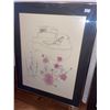 Image 3 : Floral Art Sketch Artist Millificent Tomkins 17x21 2 Count