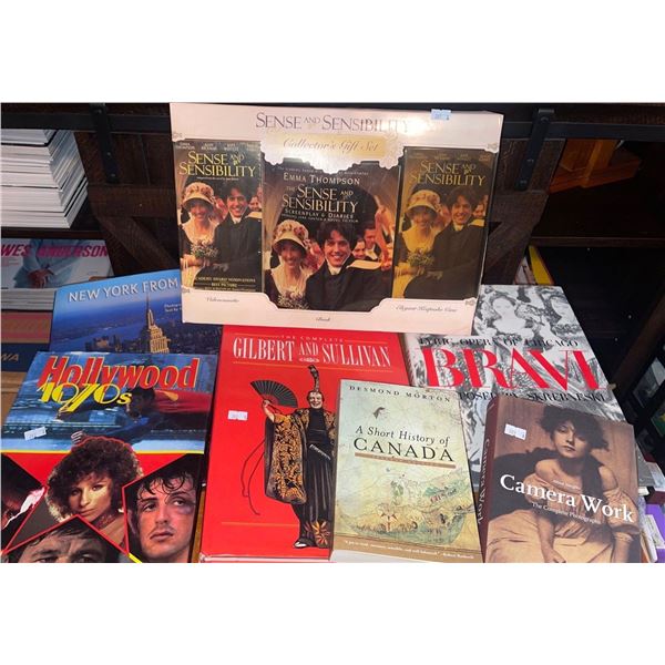 Assorted Interest Book Collection Hollywood 1970s, Camera Work & More