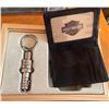 Image 3 : Harley Davidson Limited Edition Collectables Storage Box w/ Lid Wallet Key Chain & More
