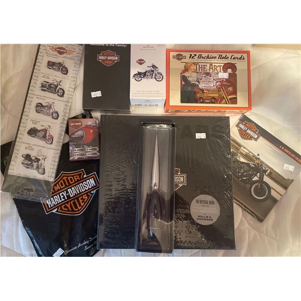 Official Harley Davidson Anniversary Book Letter Opener & More