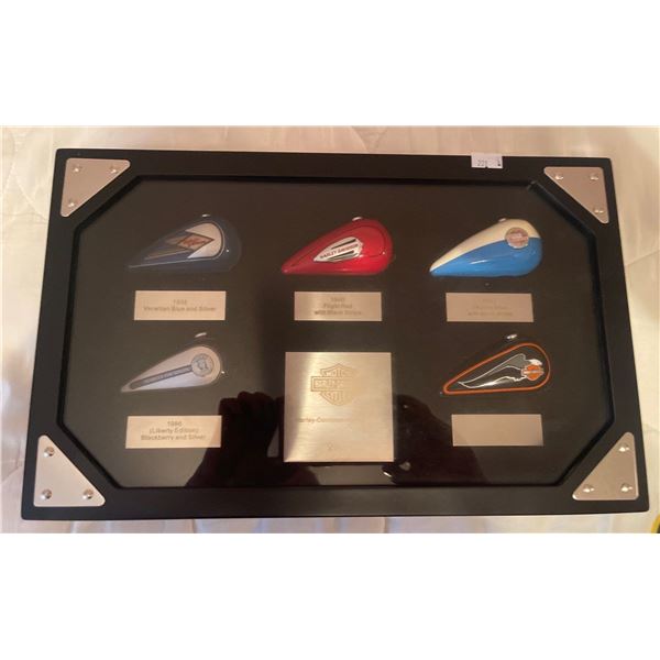 Mini Gas Tank Set Harley Davidson Wall Hanging 21x17