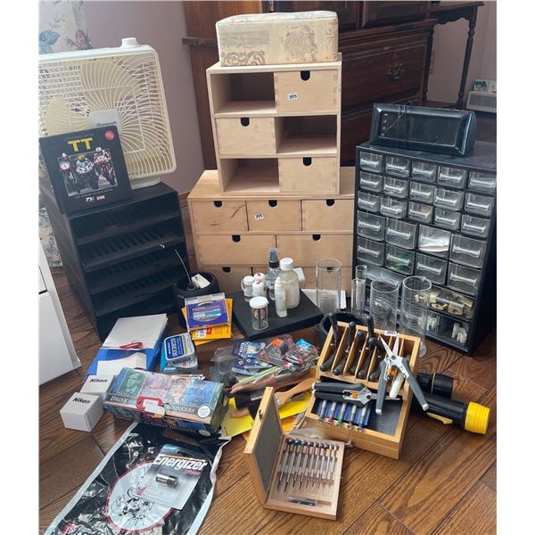 Hobbyist Essentials Precision Screwdriver Set WorkShop Organizers Lights Batteries & More