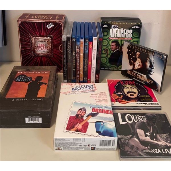 'The Cohen Bros' 'Films By Scorsese''Red Curtain Trilogy''The Avengers' & More Box Sets