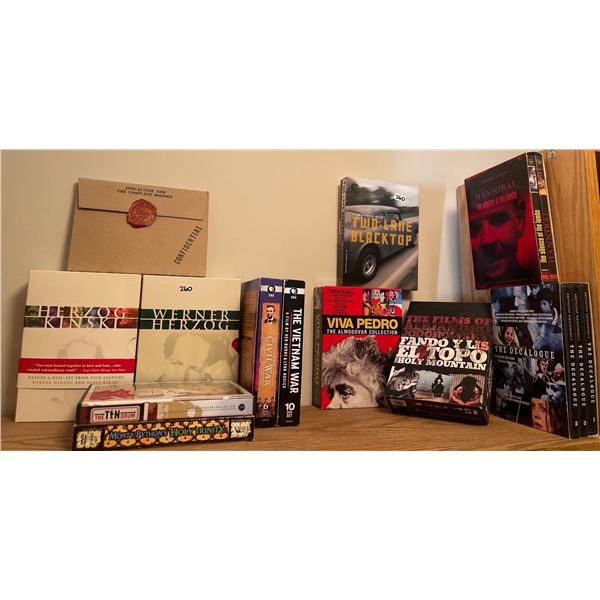 Assorted Box DVD Sets 'Two Lane Blacktop' 'Viva Pedro' & More '