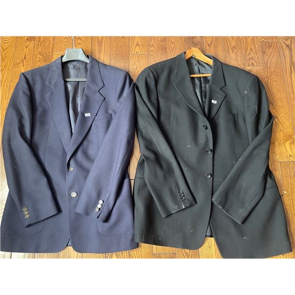 Pair of Custom Suit Jackets Approx. Size 40 'Merit' 'Armani'