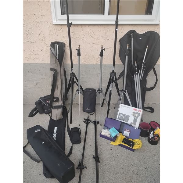 Photographer's Essentials Tripods Light Posts Camera Accessories & More