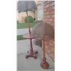 Image 2 : Vintage Rattan Lamp Set 55"T