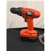 Image 2 : Black & Decker Cordless Drill with Battery & King Canada 4 1/2" Angle Disc Grinder