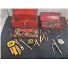 Image 2 : 2 Metal Tools Boxes With Content