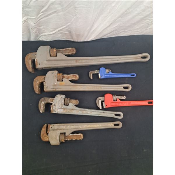 Assorted Pipe Wrenches