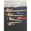 Image 1 : Assorted Pipe Wrenches