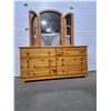 Image 1 : 6 Drawer Dresser and Mirror