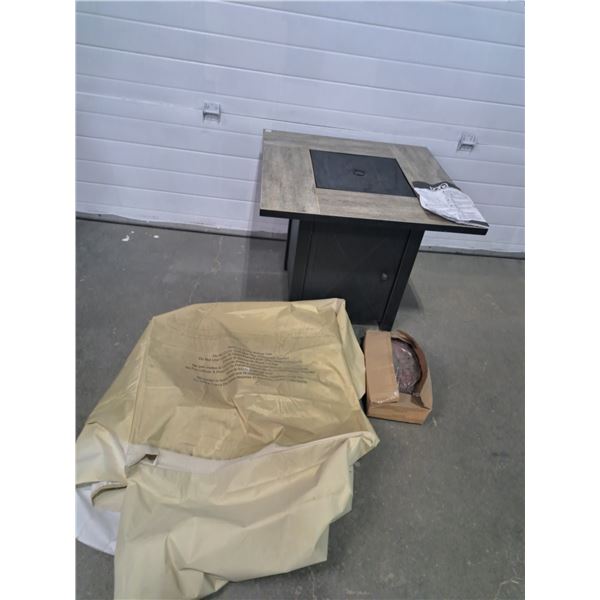 Bond Galloway 30" Gas Fire Pit with over