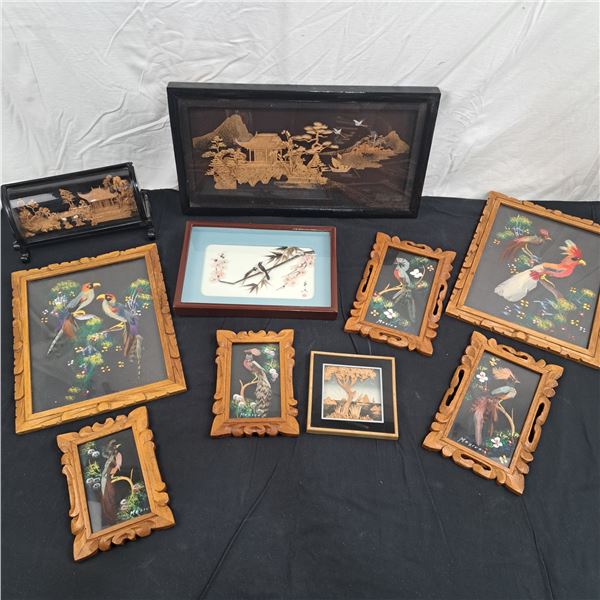 Assorted Wall Art Wood Themed