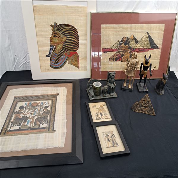 Egyptian Decor Lot