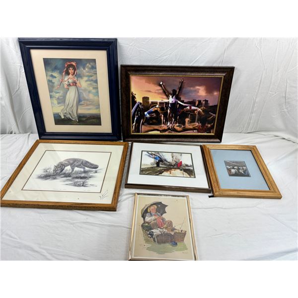 Assortment of Framed Prints