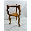 Image 1 : 2 Tier Wooden Plant Stand