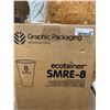 Image 2 : Graphic Packaging Ecotainer SMRE-8 8oz Paper Hot Cup 1000 Count