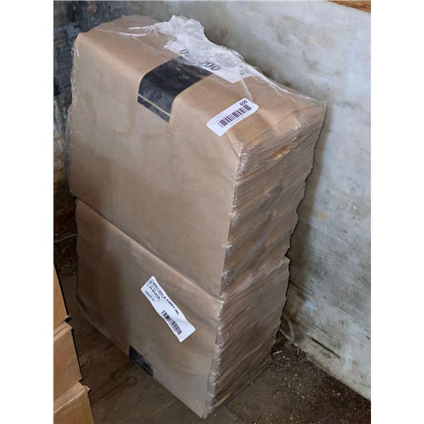 Paper Grocery bags #8 Plain Brown 500 per Bundle x's 2