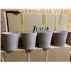 Image 1 : Deroma 12.2" Moka Brown Planter Lot of 4