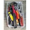Image 1 : Lot of assorted tools, hammers, pliers, etc as shown