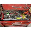 Image 2 : Red Rolling Tool Box Snap On includes all tools as pictured