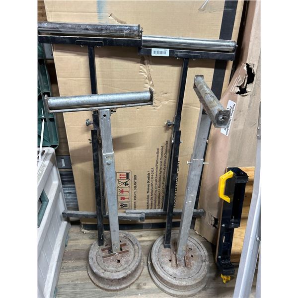 Lot of 4 Stock rollers , 2 folding and 2 stationary