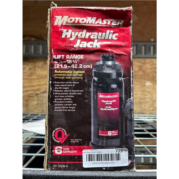 Motomaster Hydraulic 6 ton Jack