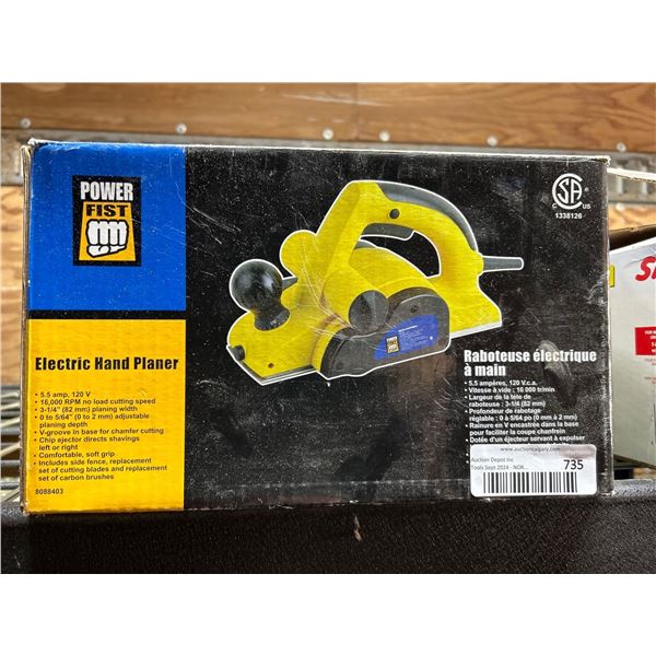 Powerfist Electric Hand Planer