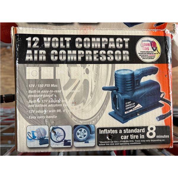 12 v portable compact air compressor
