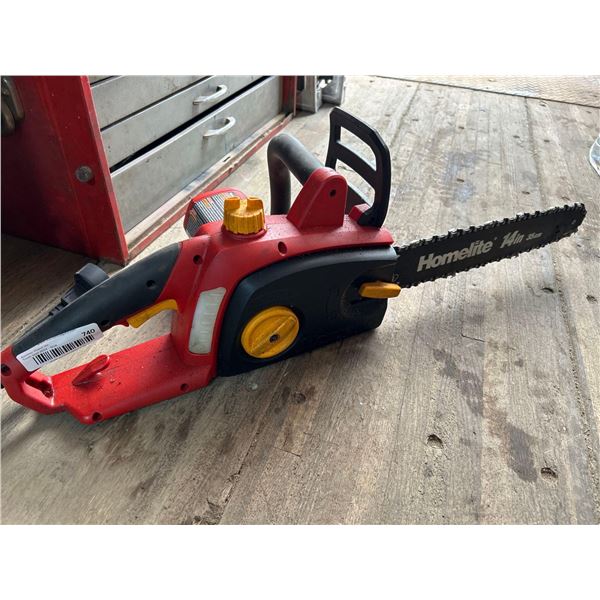 Homelite 14 inc electric chainsaw