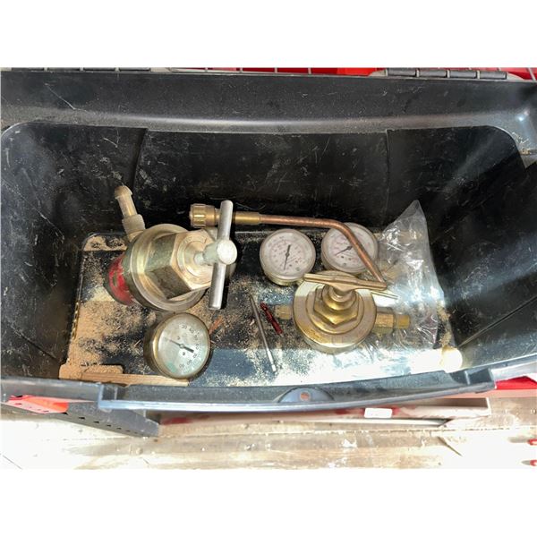 Lot of assorted Oxy/Act Guages and Regulators