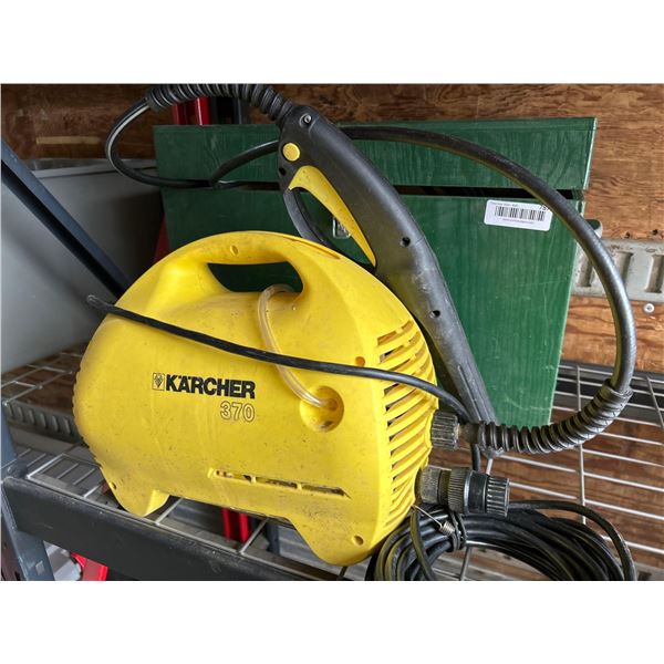 Karcher 370 electric pressure washer with carry case
