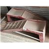 Image 1 : Set of 2 red metal Car Ramps