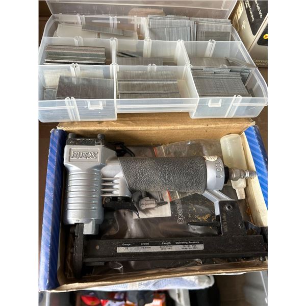 BEX Air Stapler with accessories
