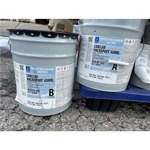 Car Clad Black 2 part Protective Coating System (LOT includes 2 x 18.9 L pails Part A & B)