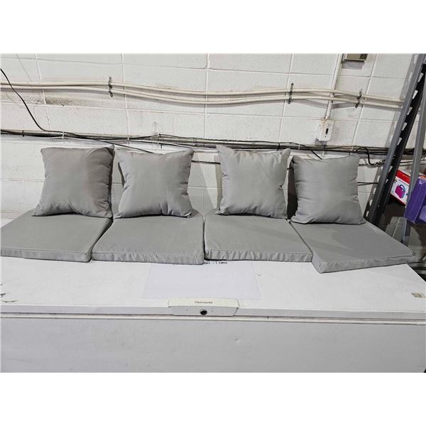 NEW Set of 8 Outdoor Patio Seating Cushions as shown