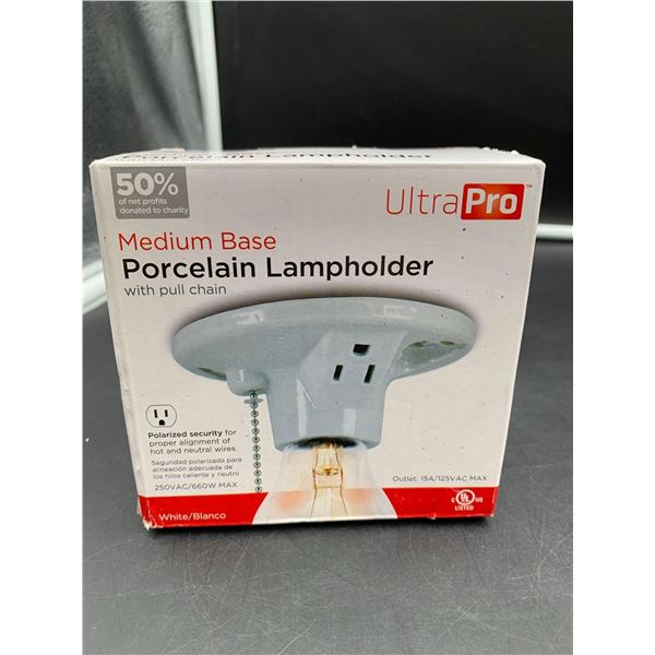 UltraPro Medium Base Porcelain Lampholder