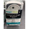 Image 2 : Regal Ideas Universal Angle Brackets (White) 8ct