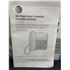 Image 1 : AT&T Abridged Big Button, Big Display, telephone answering system with Caller ID and Call waiting