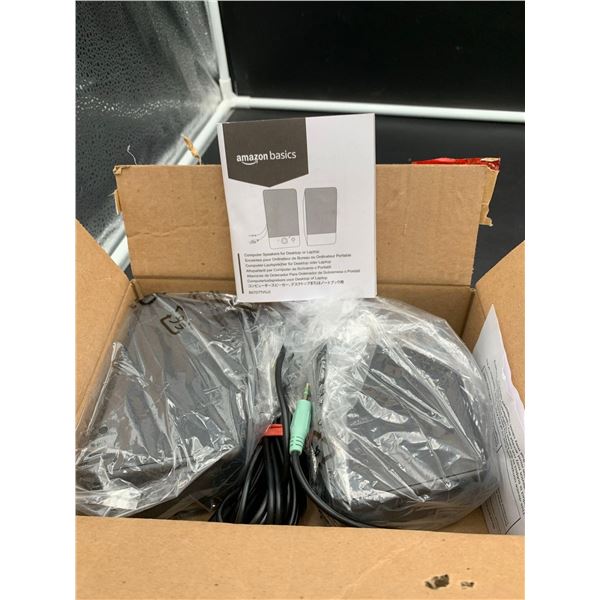 Amazon Basics Computer Speakers for Desktop or Laptop