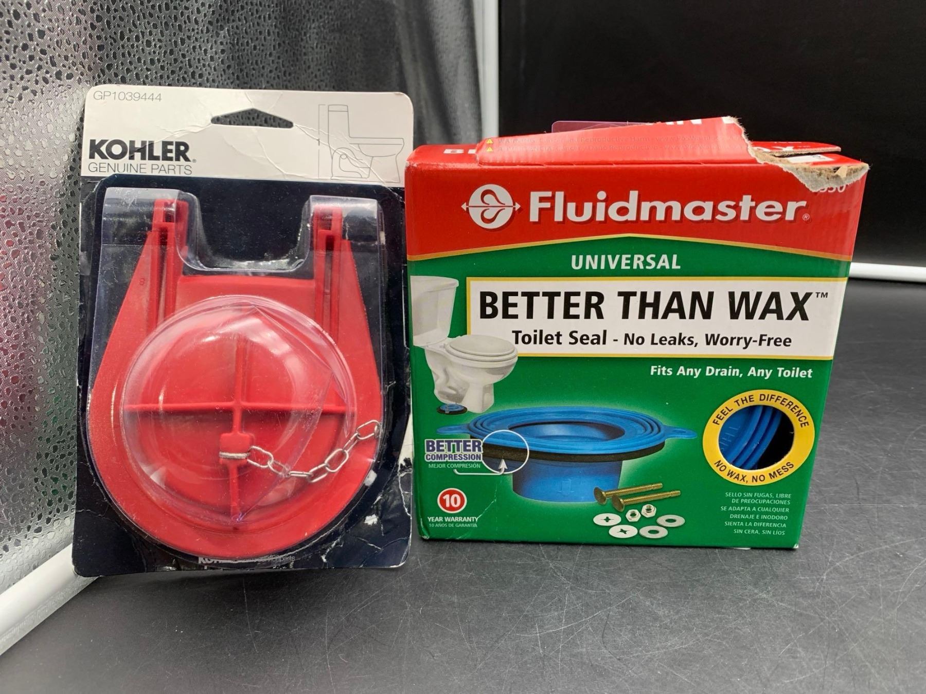 Fluidmaster Universal Better than Wax Toilet Seal and Kholer Flapper