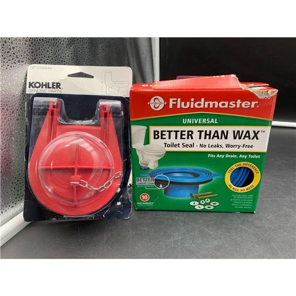 Fluidmaster Universal Better than Wax Toilet Seal and Kholer Flapper