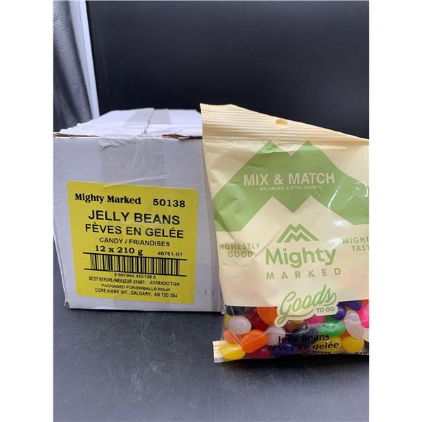 Mighty Marked Jelly Beans Candy (12 x 210g)