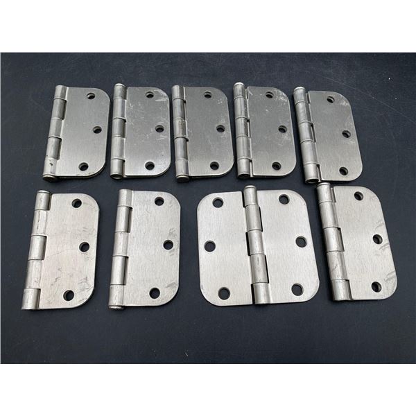 3.75in Brushed Nickel Door Hinges (10ct)