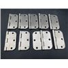 Image 1 : 3.75in Brushed Nickel Door Hinges (10ct)