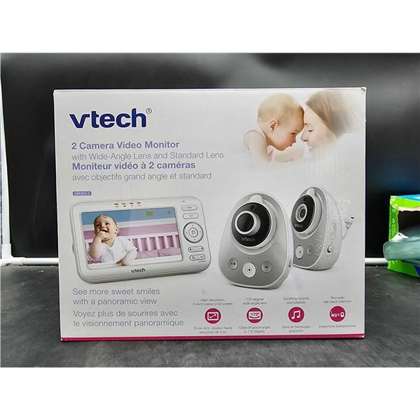 VTech 2 Camera Video Monitor with wide-angle Lens and Standard Lens