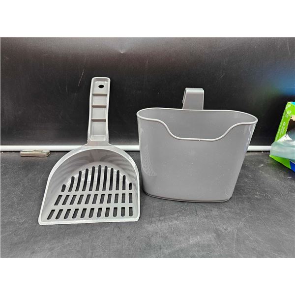 Cat Litter Scoop and Holder